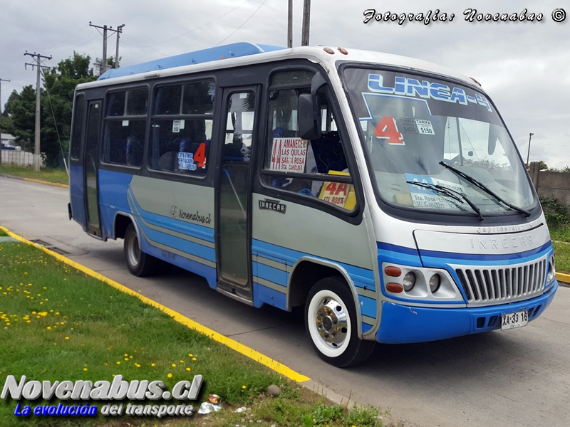 Carrocerías Inrecar Capricornio II / Mercedes-Benz LO-915 / Línea 4 Temuco