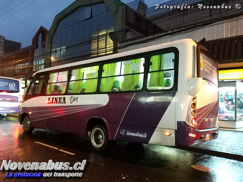 Marcopolo Senior / Mercedes-Benz LO-812 / Línea 10 Temuco