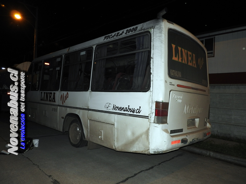 Metalpar Pucará 2000 / Mercedes-Benz LO-814 / Línea 1 Lautaro