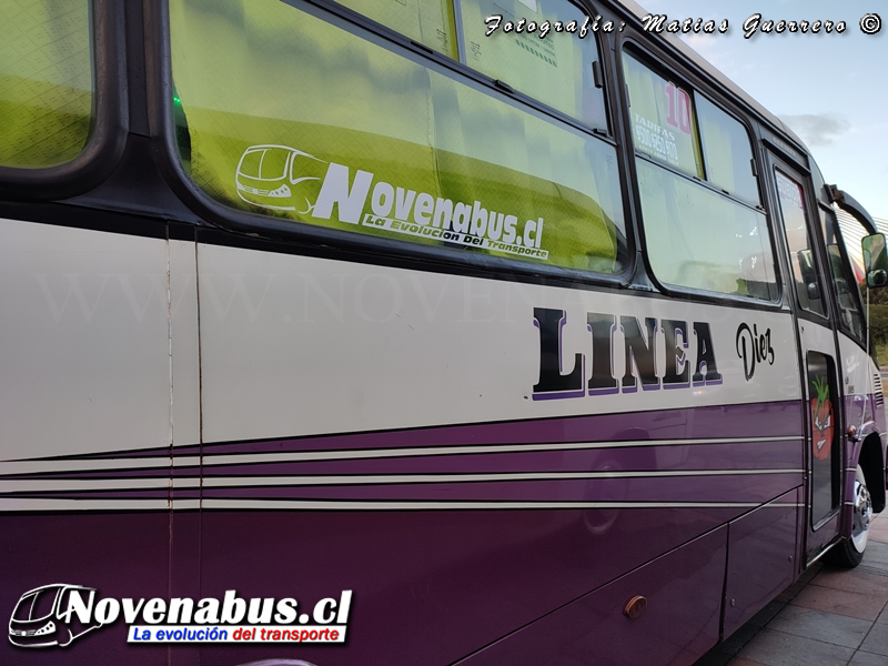 Marcopolo Senior / Mercedes-Benz LO-812 / Línea 10 Temuco