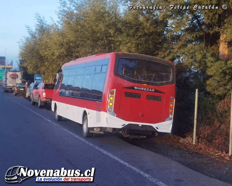 Carrocerías Inrecar Geminis Puma Low Entry / Agrale MT9000 / Estándar red