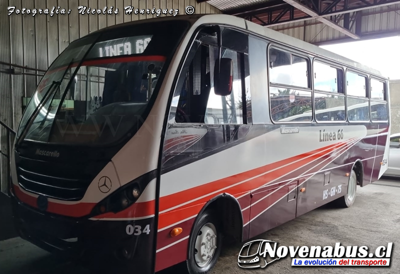 Mascarello Gran Micro / Mercedes Benz LO-916 / Línea 6 Temuco