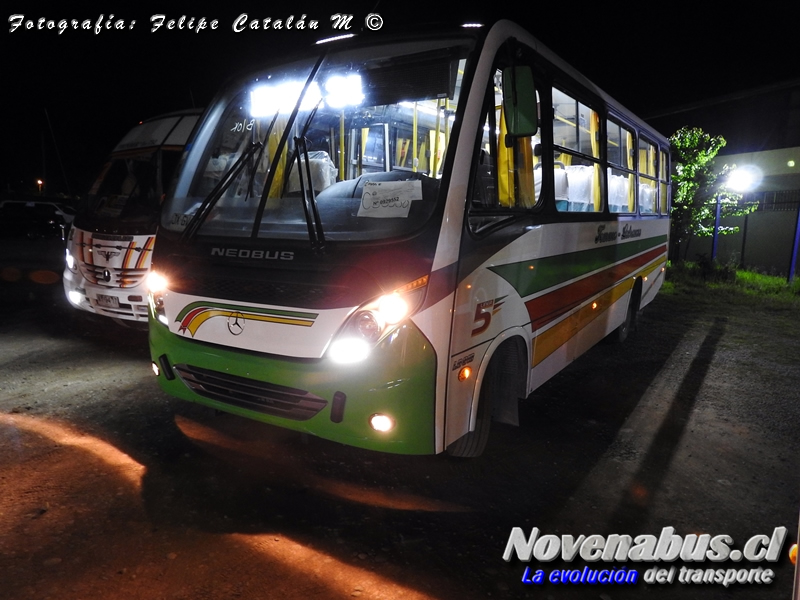 Neobus Thunder + / Mercedes-Benz LO-916 / Línea 5 Temuco