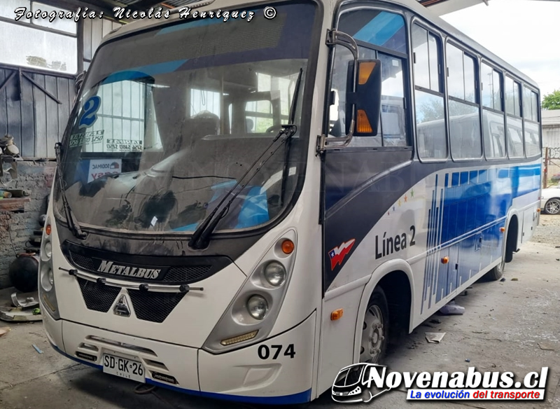 Metalbus / Agrale MA.9.2 / Línea 2 Temuco
