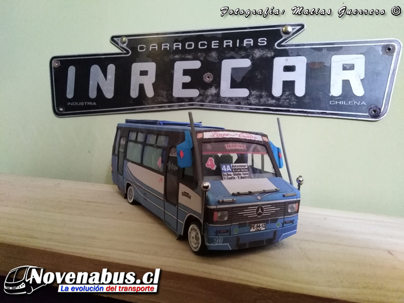 Carrocerías Inrecar / Mercedes-Benz LO-814 / Línea 4 Temuco