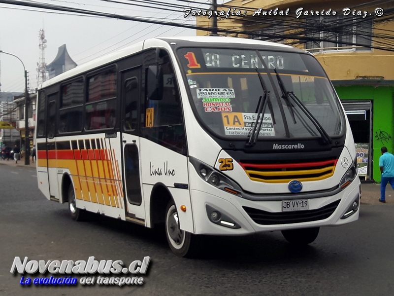 Mascarello Gran Micro / Mercedes-Benz LO-916 / Línea 1 Temuco