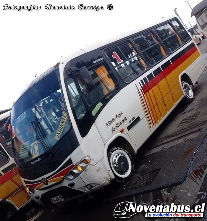 Marcopolo Senior / Mercedes-Benz LO-812 / Línea 1 Temuco