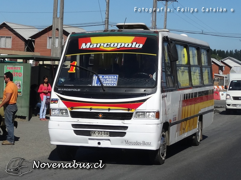 Marcopolo Senior / Mercedes-Benz LO-814 / Línea 1 Temuco