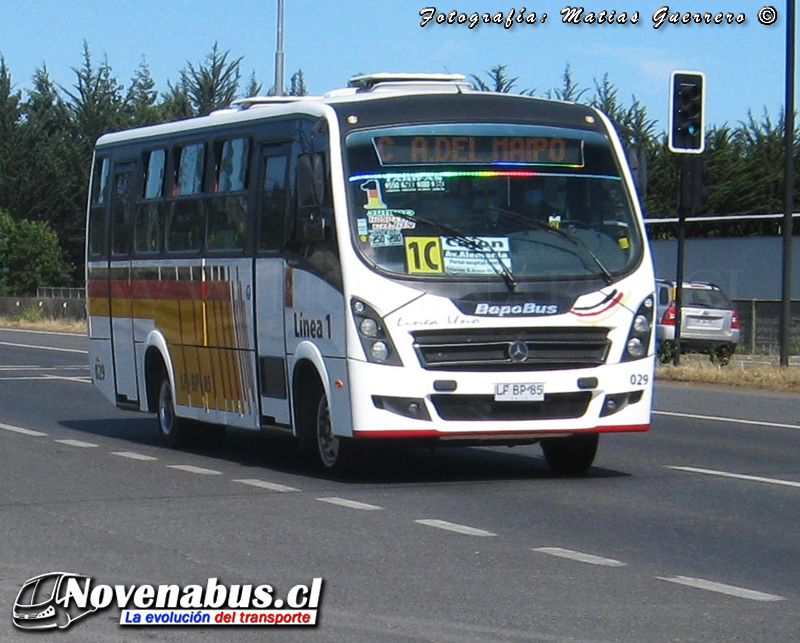 Bepobus Náscere / Mercedes-Benz LO-916 / Línea 1 Temuco