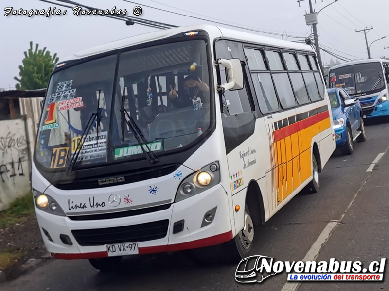 Caio Induscar Foz / Mercedes-Benz LO-916 / Línea 1 Temuco