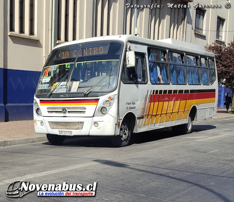 Caio lnduscar Foz / Mercedes-Benz LO-915 / Línea 1 Temuco