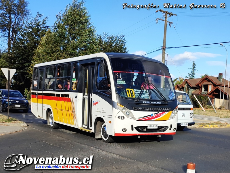 Neobus Thunder + / Mercedes-Benz LO-916 / Línea 1 Temuco