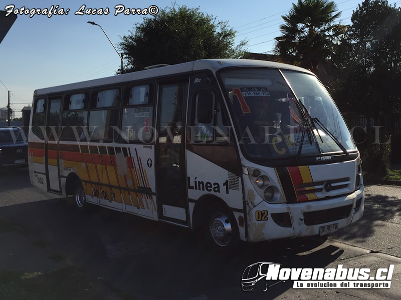 Caio Induscar Foz / Mercedes Benz LO-915 / Linea 1 Temuco