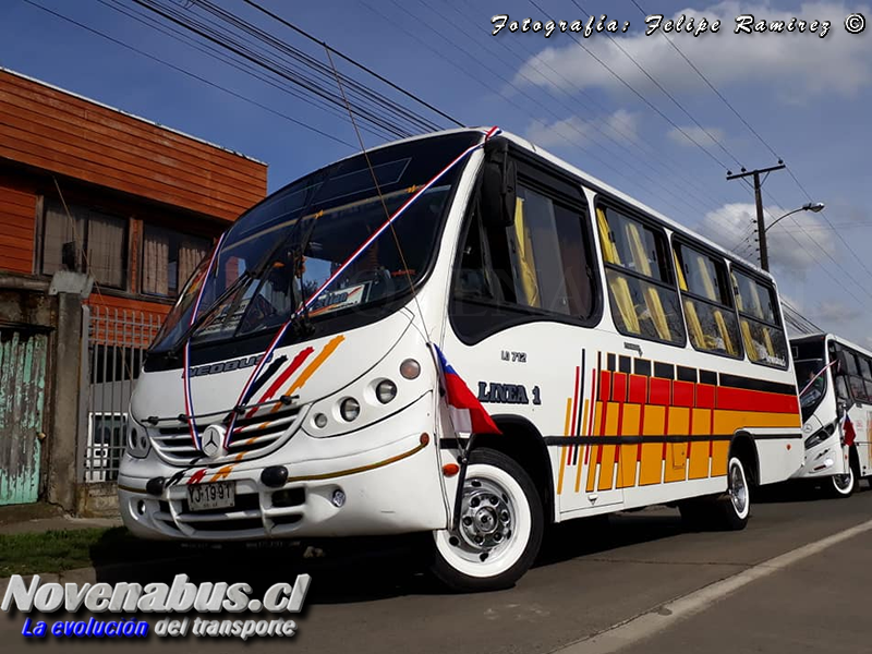 Neobus Thunder+ / Mercedes Benz LO-712 / Linea 1 Temuco