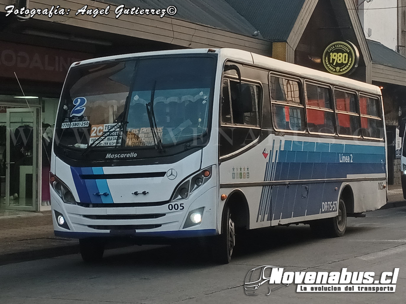 Mascarello Gran Micro / Mercedes Benz LO-915 / Linea 2 Temuco