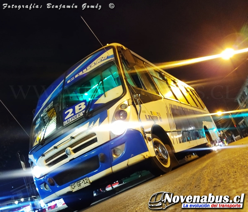 Caio lnduscar Foz / Mercedes-Benz LO-915 / Línea 2 Temuco