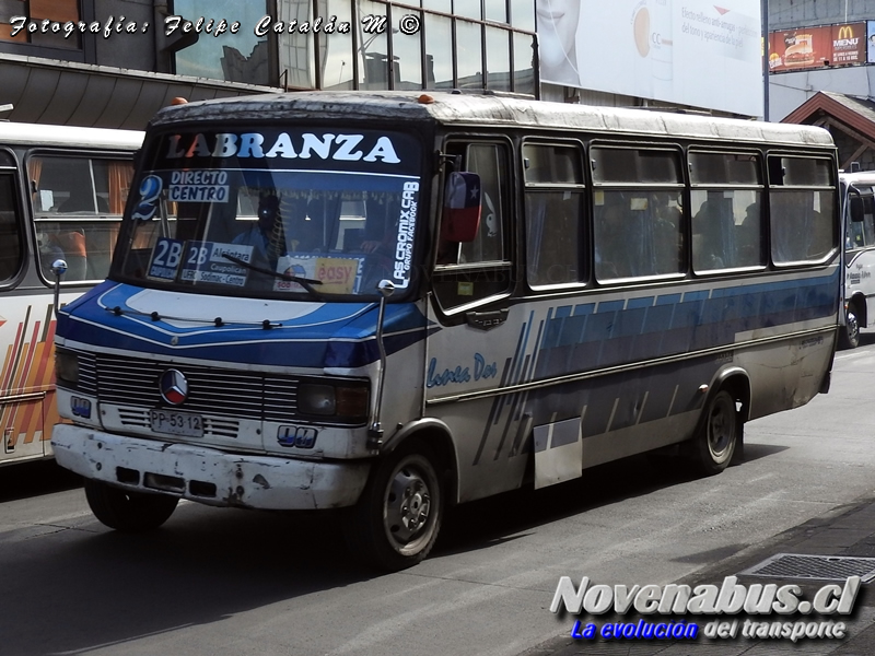 Metalpar Pucará I / Mercedes-Benz LO-814 / Línea 2 Temuco