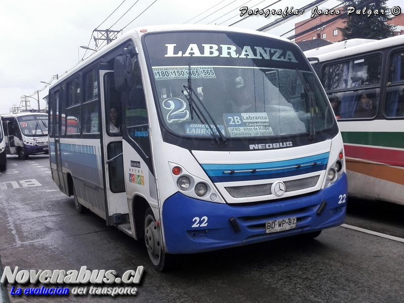 Neobus Thunder + / Mercedes-Benz LO-915 / Línea 2 Temuco