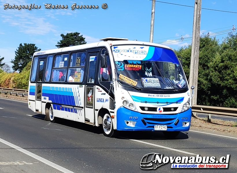 Neobus Thunder + / Mercedes-Benz LO-915 / Línea 2 Temuco