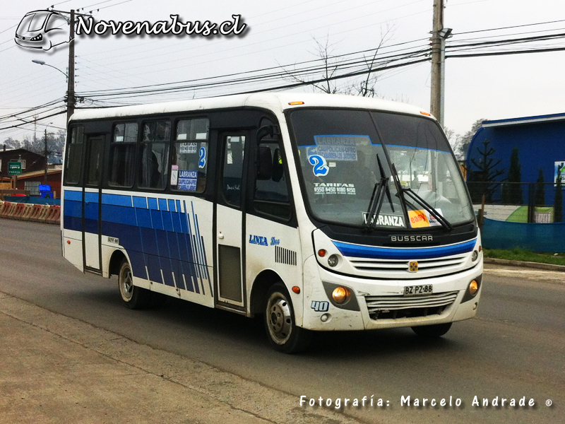 Busscar Micruss / Mercedes Benz LO-812 / Línea 2 Temuco