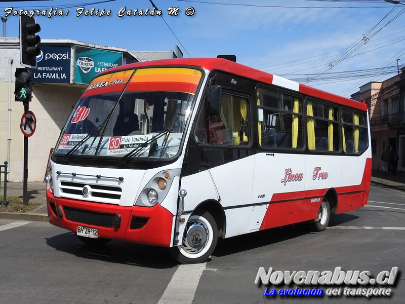 Caio Induscar Foz / Mercedes-Benz LO-812 / Línea 3 Temuco