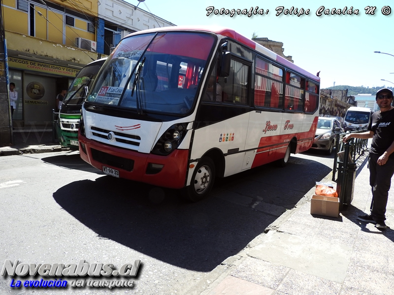 Caio Induscar  Foz / Mercedes-Benz LO-812 / Línea 3 Temuco