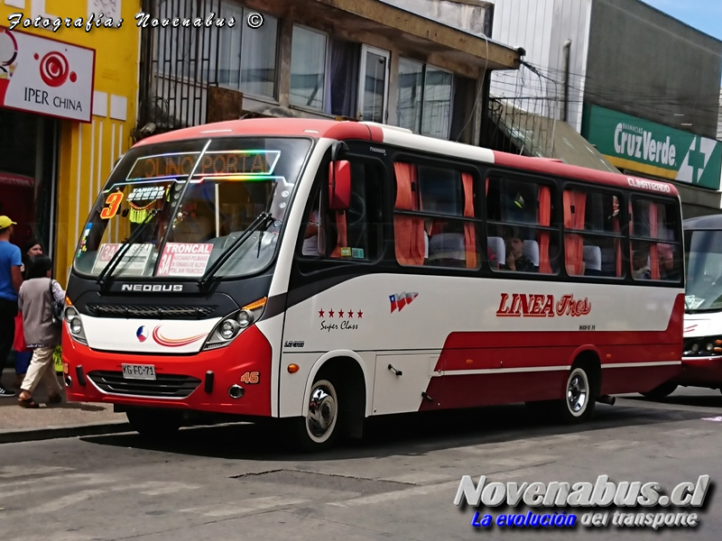 Neobus Thunder + / Mercedes-Benz LO-916 / Línea 3 Temuco