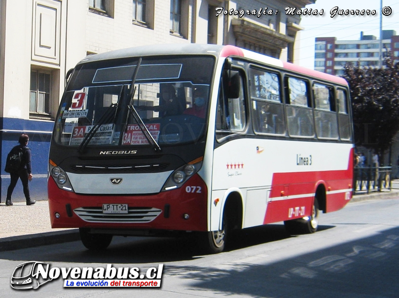 Neobus Thunder + / Mercedes-Benz LO-916 / Línea 3 Temuco