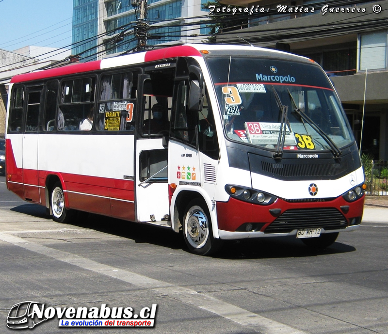 Marcopolo Senior / Mercedes-Benz LO-812 / Línea 3 Temuco