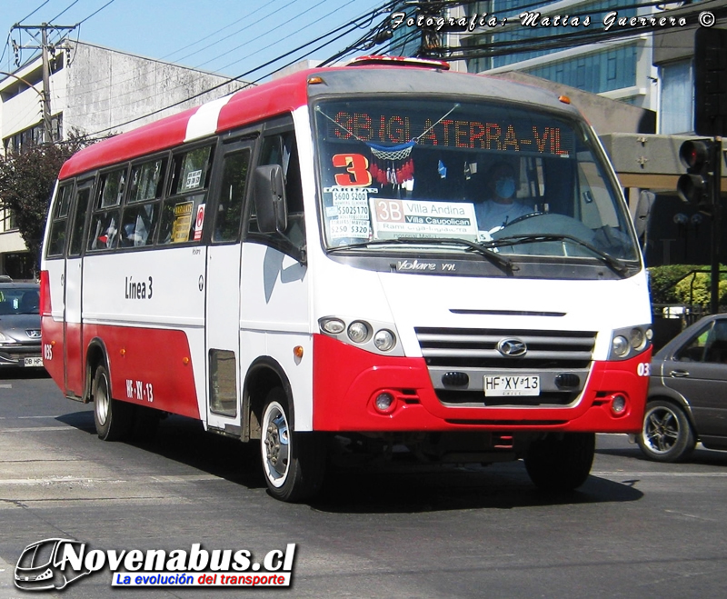 Volare V9L / Cummins / Línea 3 Temuco