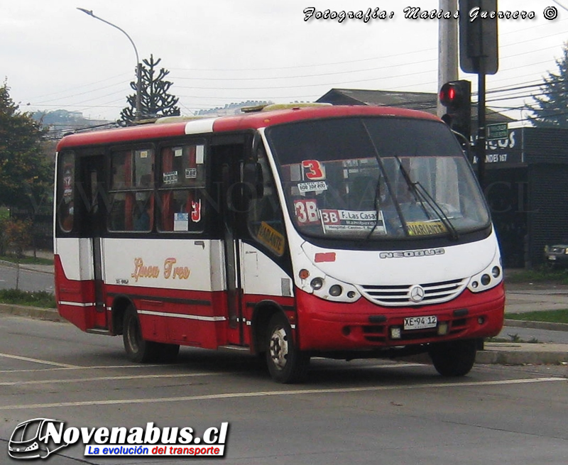 Neobus Thunder + / Mercedes-Benz LO-712 / Línea 3 Temuco