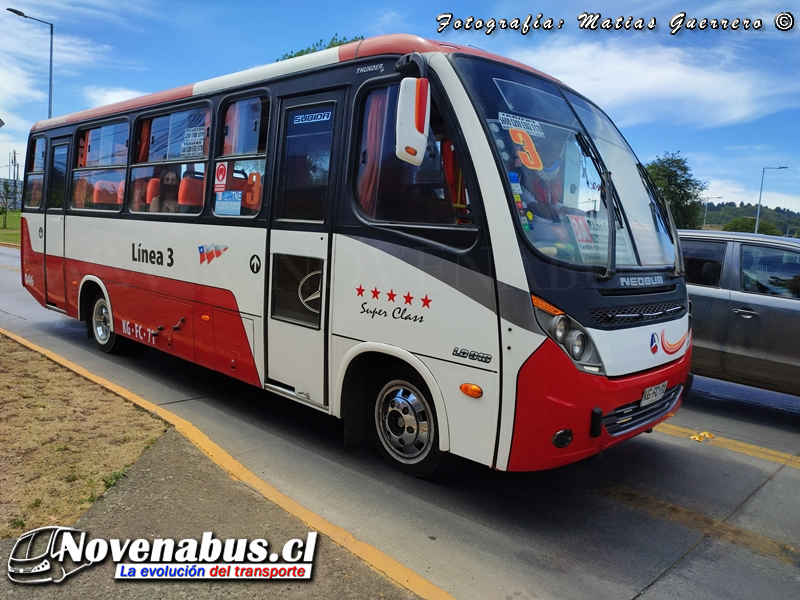 Neobus Thunder + / Mercedes-Benz LO-916 / Línea 3 Temuco