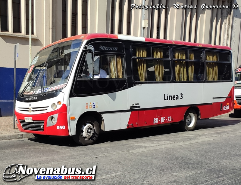 Busscar Micruss / Mercedes-Benz LO-812 / Línea 3 Temuco