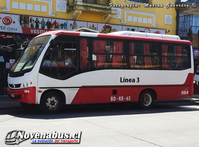 Maxibus Lydo / Mercedes-Benz LO-712 / Línea 3 Temuco