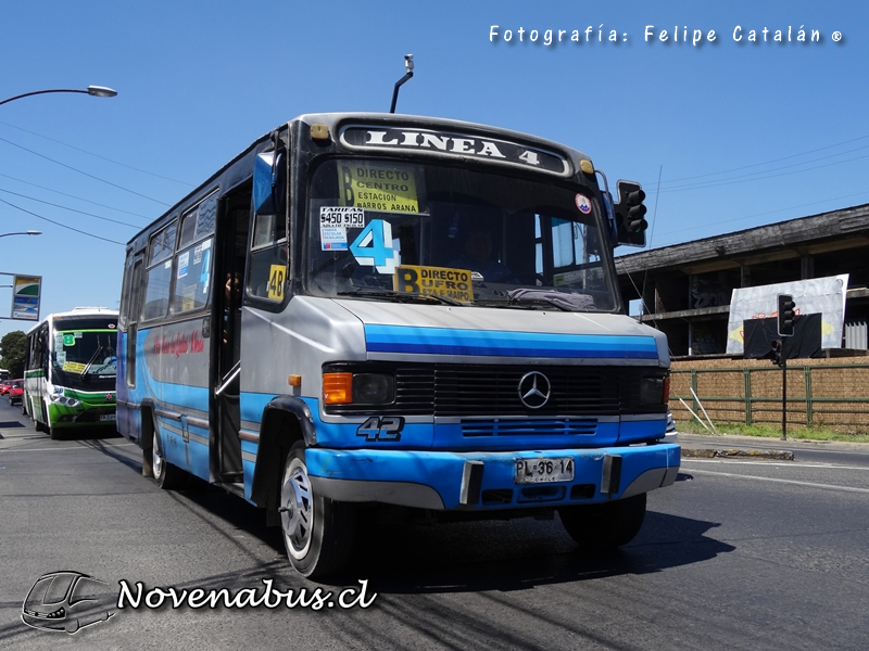 Carrocerías LR / Mercedes-Benz LO-814 / Línea 4 Temuco
