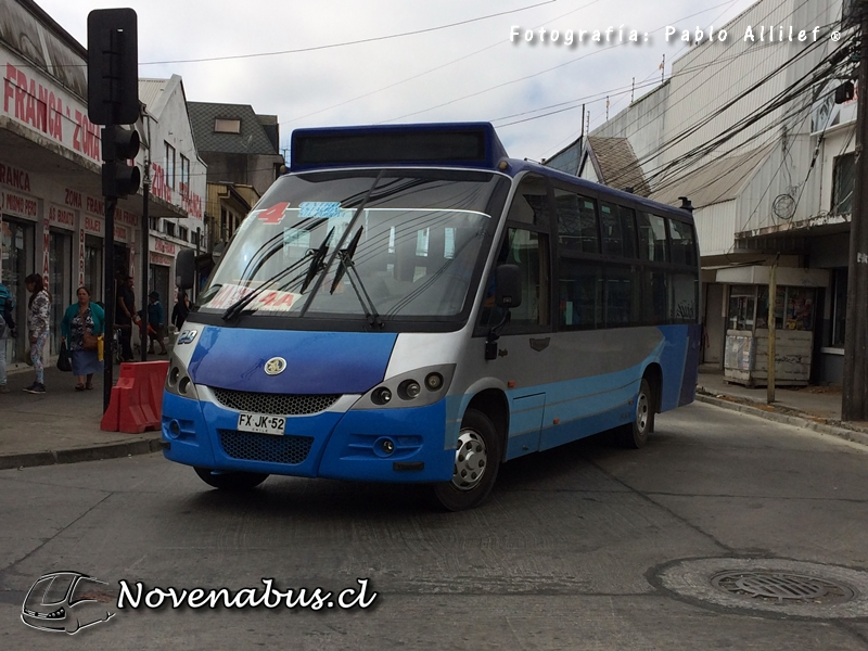 Metalpar Rayen / Youyi Bus ZGT6718 / Línea 4 Temuco