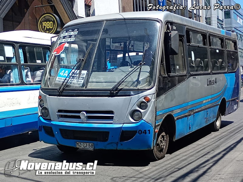 Caio lnduscar Foz / Mercedes-Benz LO-812 / Línea 4 Temuco