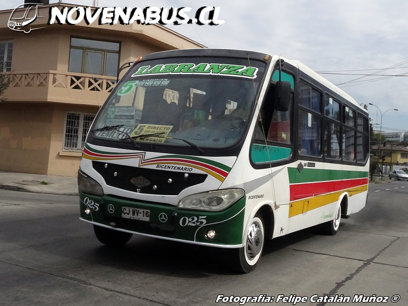 Carrocerías TMG Bicentenario/ Mercedes-Benz LO-812 / Línea 5 Temuco