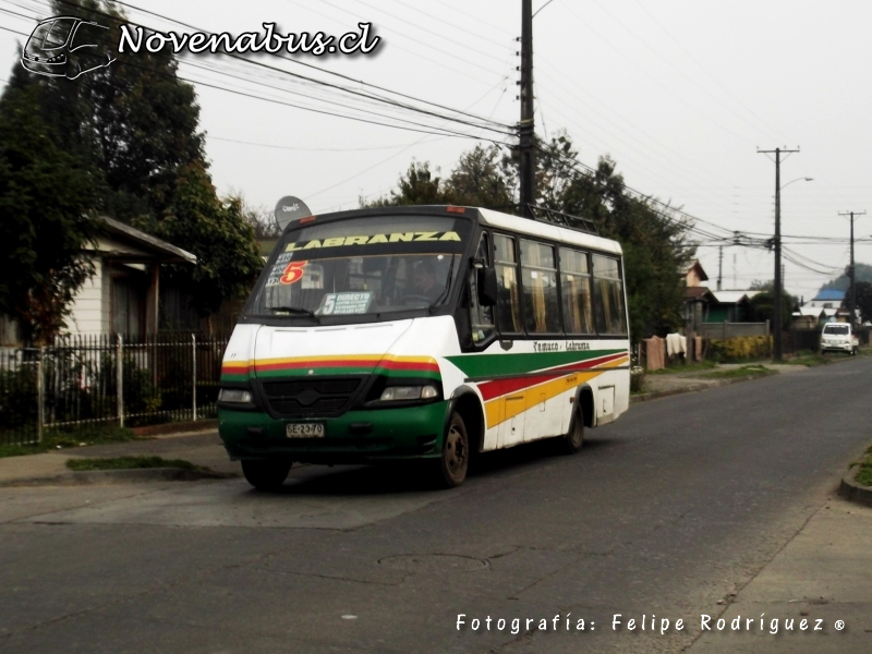 Metalpar Pucará 2000/ Mercedes Benz LO-814/ Línea 5 Temuco