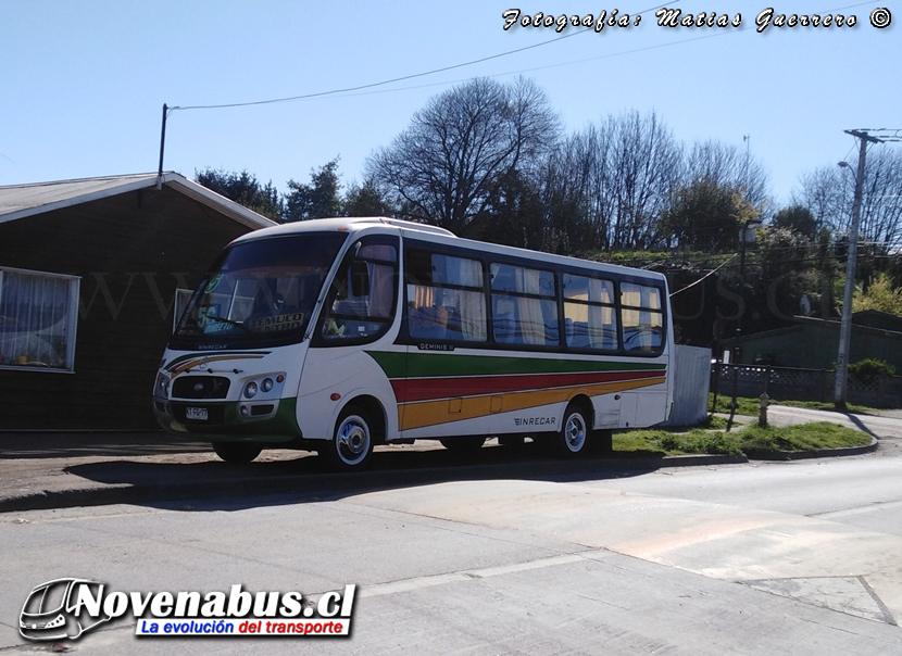 Carrocerías Inrecar Géminis II / Mercedes-Benz LO-916 / Línea 5 Temuco