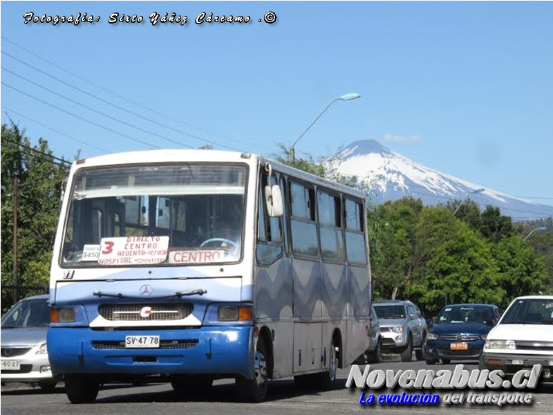 Ciferal Agilis / Mercedes-Benz LO-814 / Línea 2 Villarrica