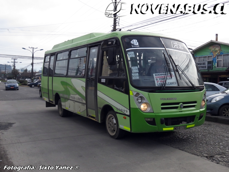 Caio Foz / VolksBus 9-150 / Línea 4 Villarrica