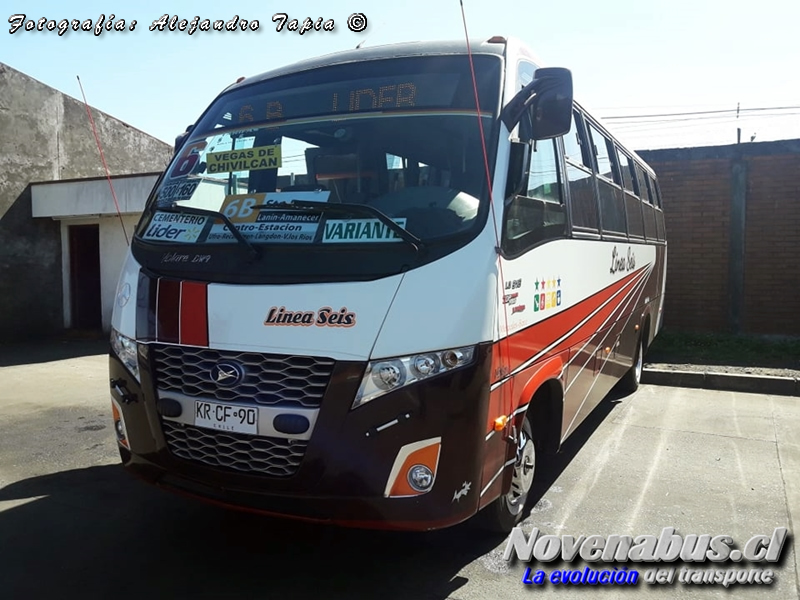 Volare W9 Fly / Mercedes-Benz LO-916 / Línea 6 Temuco