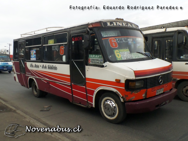 Carrocerías Inrecar / Mercedes-Benz LO812 / Línea 6 Temuco