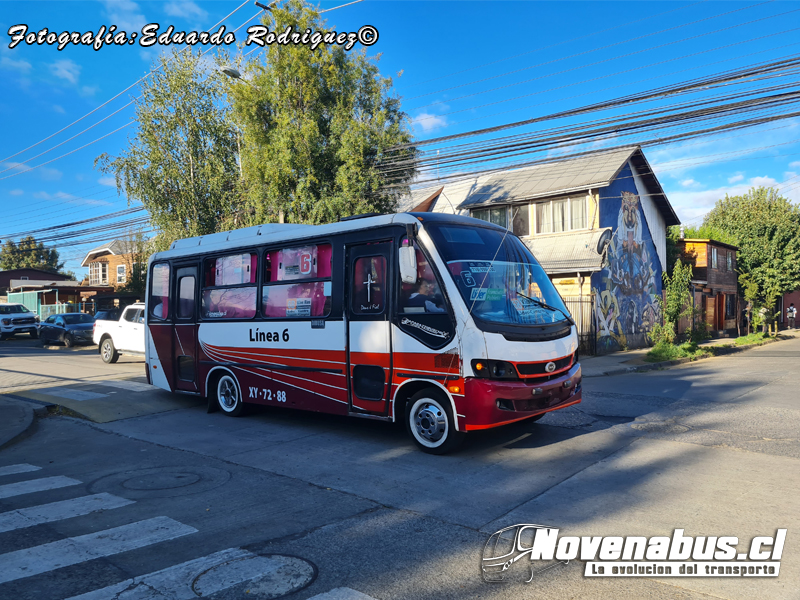 Maxibus Lydo / Mercedes-Benz LO-712 / Línea 6 Temuco
