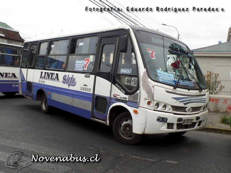 Metalbus Maxibus Astor / Mercedes-Benz LO915 / Línea 7 Temuco