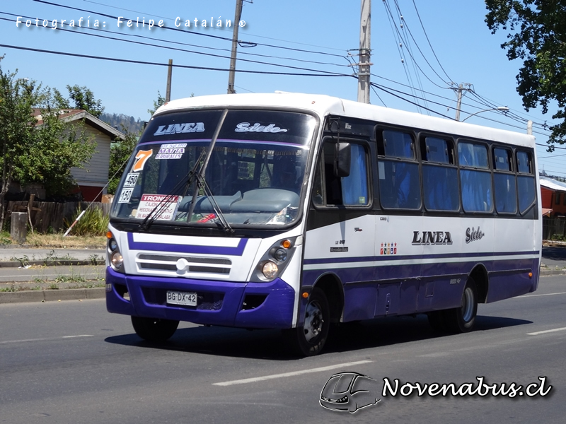 Caio Induscar Foz / Mercedes-Benz LO-812 / Lnea 7 Temuco
