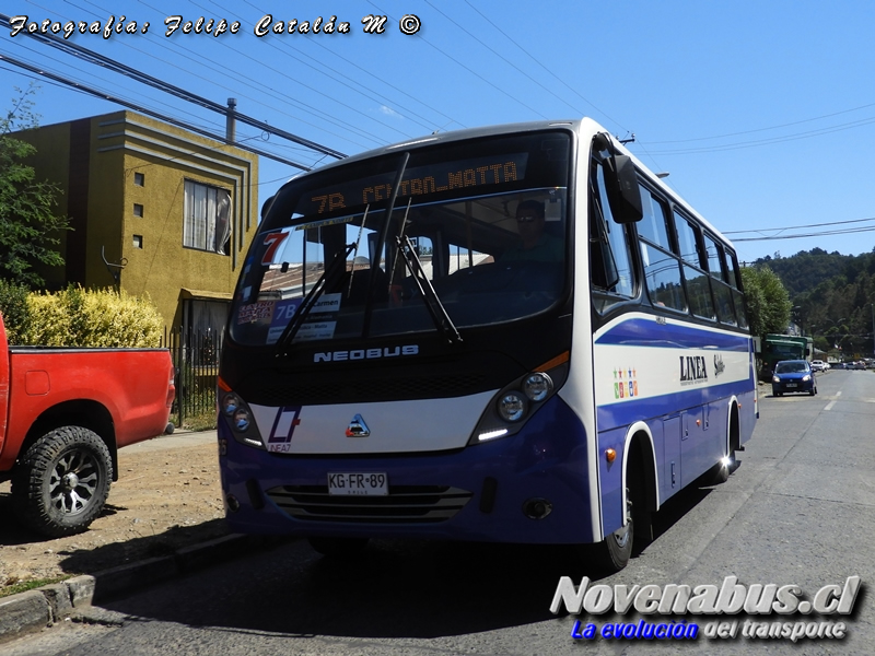 Neobus Thunder + / Agrale MA9.2 / Línea 7 Temuco