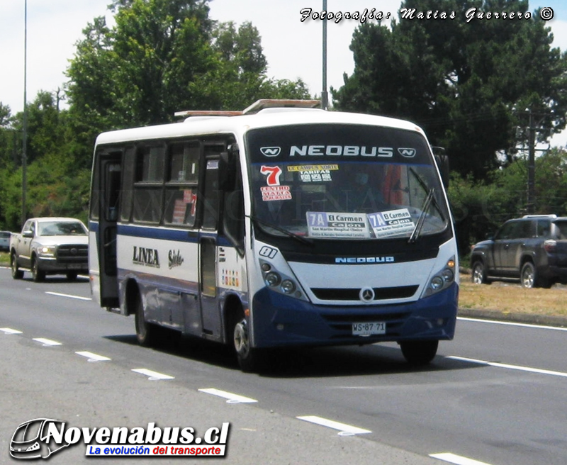 Neobus Thunder + / Mercedes-Benz LO-914 / Línea 7 Temuco