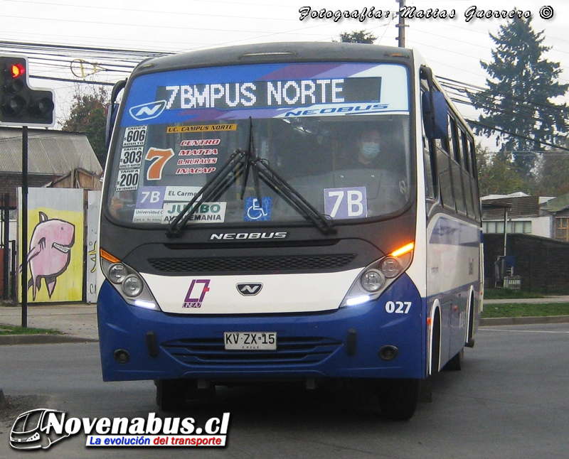 Neobus Thunder + / Mercedes-Benz LO-916 / Línea 7 Temuco